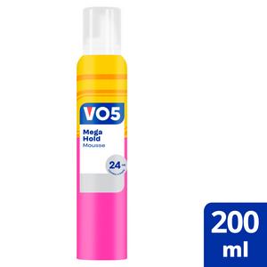 VO5  Mega Hold Hair Mousse 200ml - gallery image 2