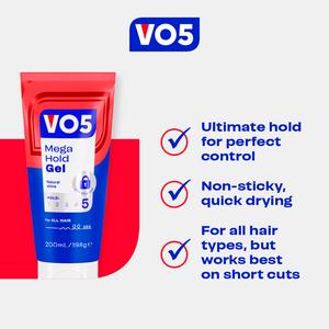 Vo5 Extreme Mega Hold Styling Gel 200ml - gallery image 2