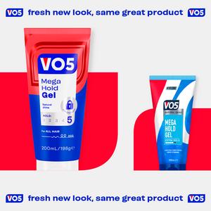 Vo5 Extreme Mega Hold Styling Gel 200ml - gallery image 4
