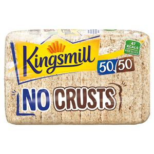Kingsmill 400g No Crusts 50/50 Crustless Bread