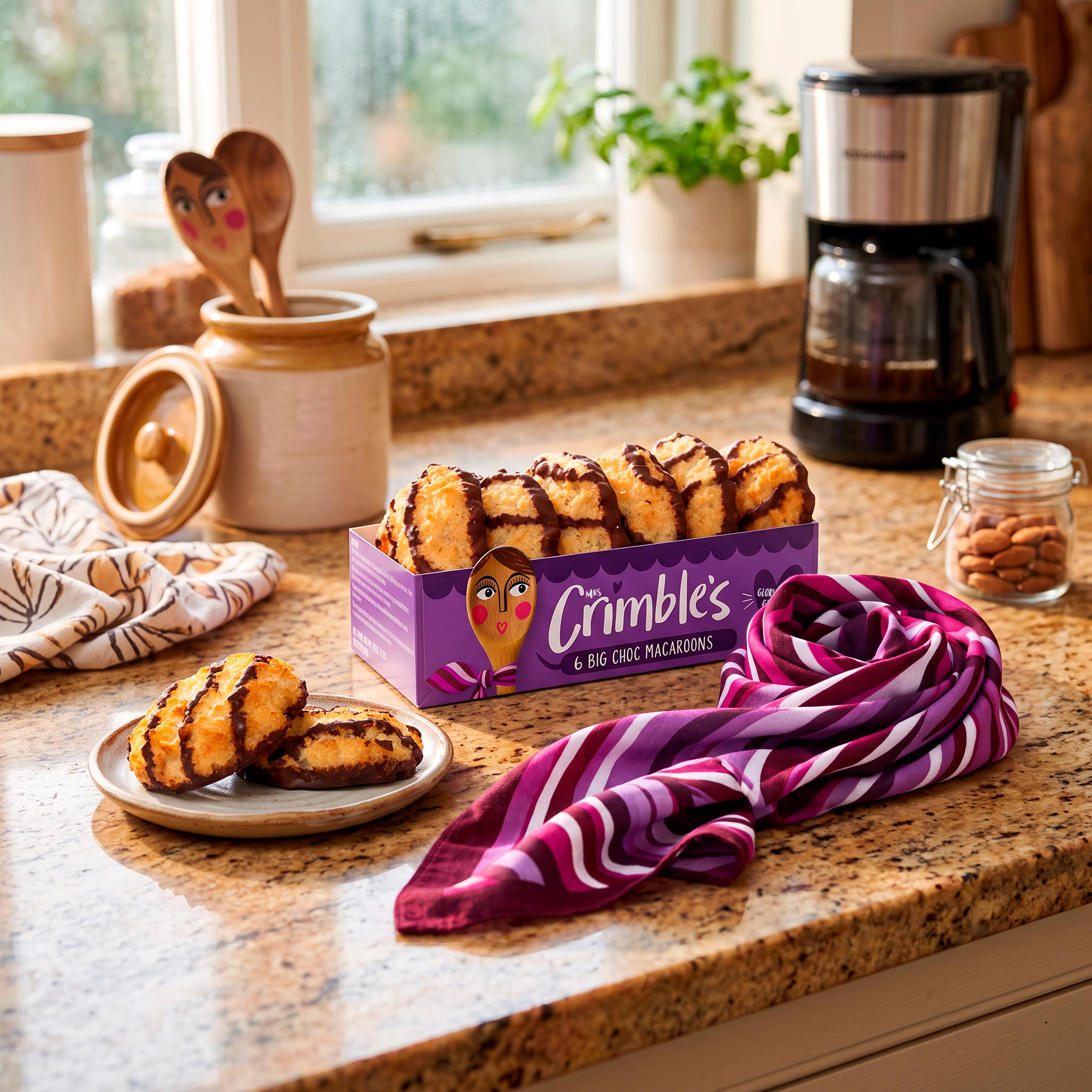 Mrs Crimble's Gluten Free Choc Macaroons x6 | Sainsbury's