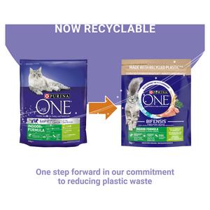 Purina One Indoor Dry Cat Food Turkey & Wholegrain 750g - gallery image 6
