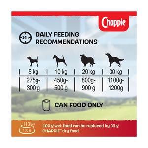 Chappie Adult Wet Dog Food Tins Favourites in Loaf 6x412g - gallery image 5
