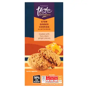 Sainsbury's Stem Ginger Cookies, Taste the Difference 200g