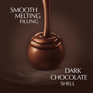 Lindt Lindor Extra Dark Chocolate Truffles Box 200g - gallery image 3