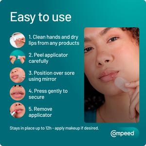 Compeed Cold Sore Invisible Patches, Medium x15 - gallery image 6