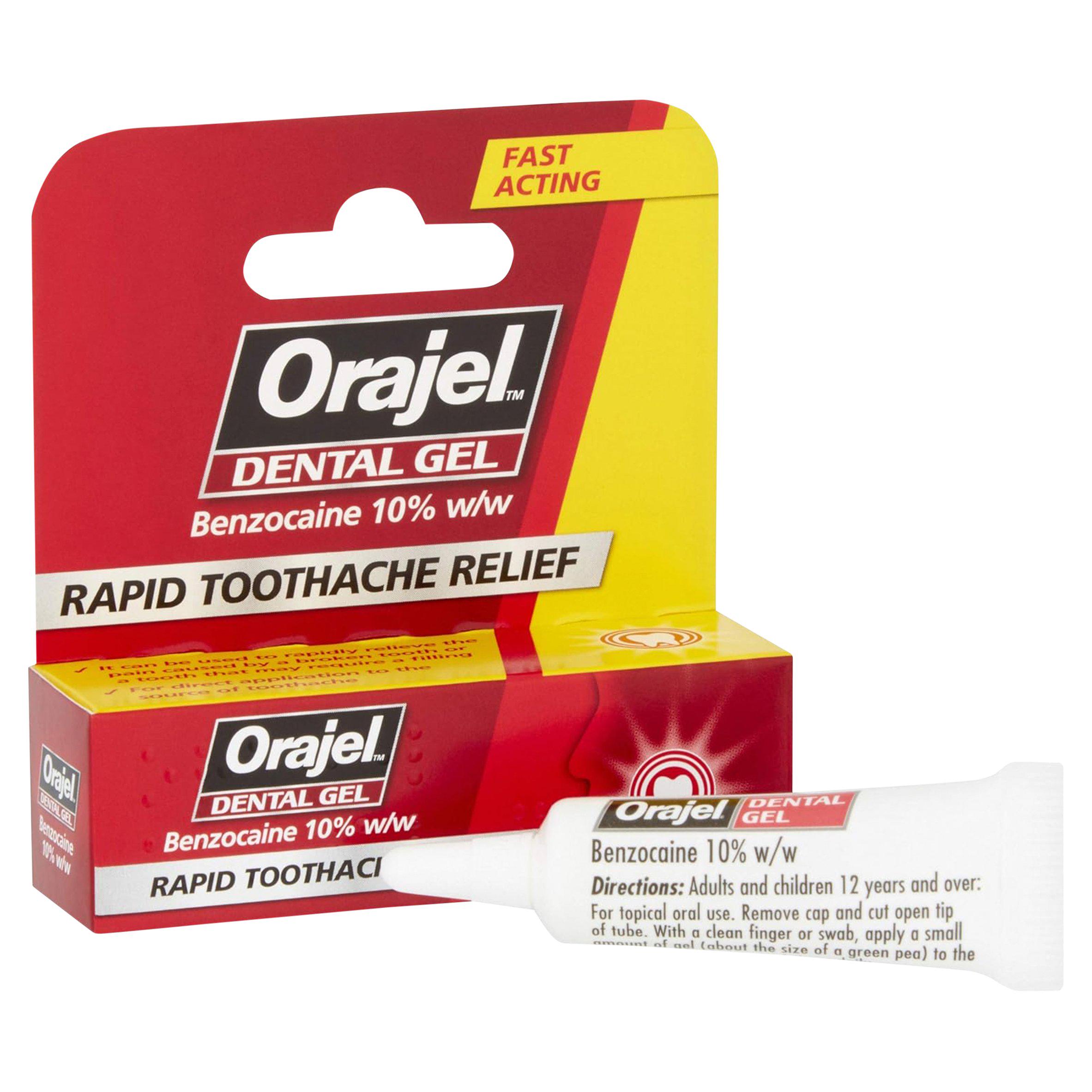 Orajel Dental Gel Toothache Relief Gel