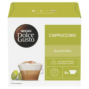 Nescafé Dolce Gusto Cappuccino Coffee Pods  8 Drinks, x16