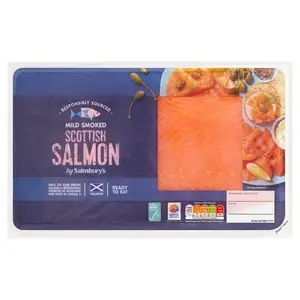 Sainsbury's Ready to Eat ASC Scottish Mild Smoked Salmon 300g