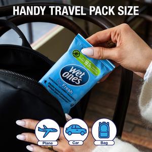 Wet Ones Be Fresh 12 x Anti-Bacterial Hand Wipes - gallery image 5