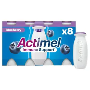 Actimel Blueberry Cultured Yogurt Drink 8x100g