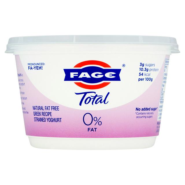 FAGE Total 0% Natural Fat Free Greek Recipe Strained Yogurt 500g