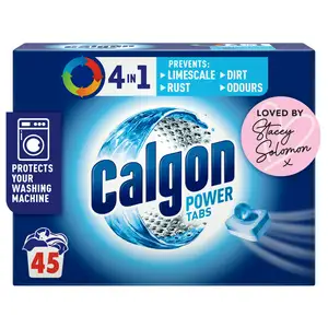 Calgon 4 in 1 Washing Machine Cleaner Limescale Tablets  x45