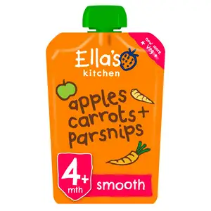 Ella's Kitchen Organic Apples, Carrots & Parsnips Baby Food Pouch 4+ Months 120g