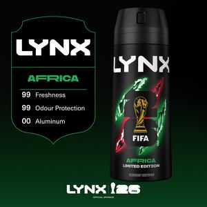 Lynx 150ml Africa 48h Deodorant Aerosol Body Spray for Men - gallery image 4