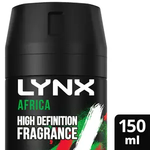 Lynx Africa 48h Deodorant Body Spray for Men 150ml