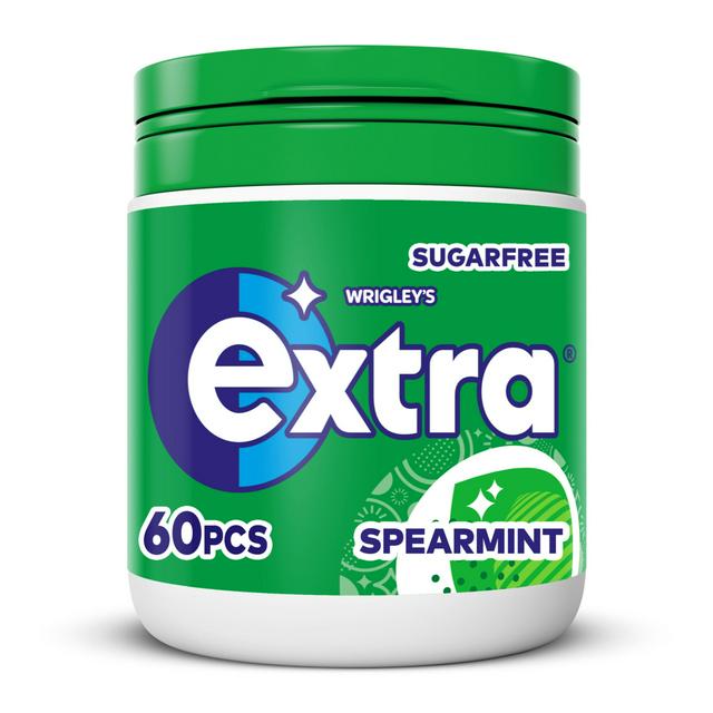 Extra Spearmint Chewing Gum Sugar Free 60 Pieces 84g
