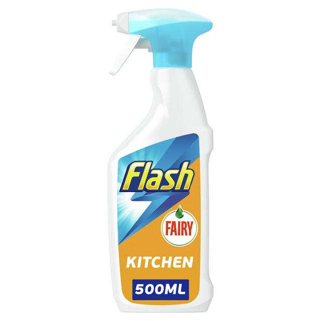 Flash Kitchen Cleaner Spray With Fairy 500ml Sainsbury S