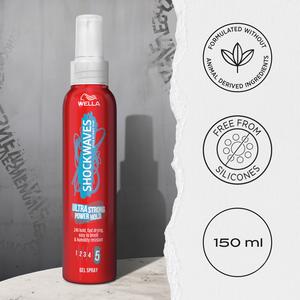 Wella Shockwaves 150ml Power Hold Ultra Strong Gel Spray - gallery image 6