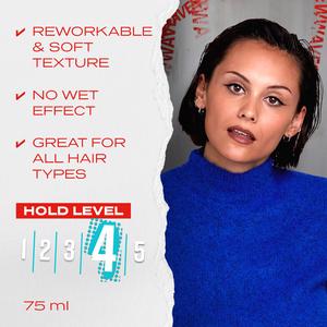Wella Shockwaves 75ml Go Messy Ultra Effect Matt Clay - gallery image 2