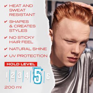Wella Shockwaves 200ml Tuff Stuff Heat & Sweatproof Ultra Strong Gel - gallery image 3