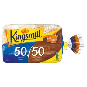 Kingsmill Medium Sliced 50/50 Bread 800g