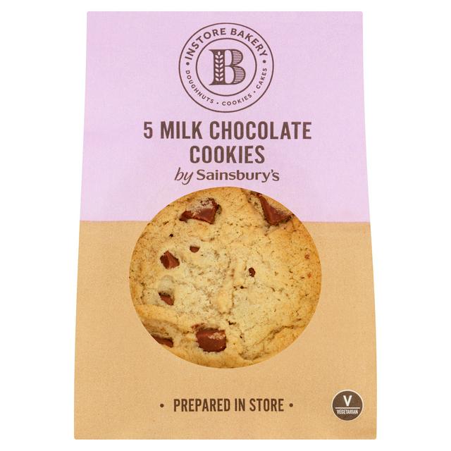 Sainsbury's Milk Chocolate Cookies x5 £1 Compare Prices