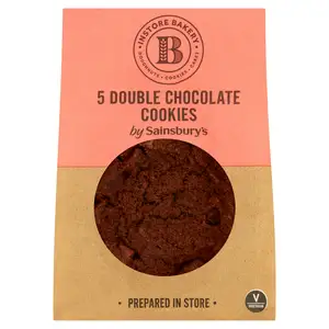 Sainsbury's Double Chocolate Cookies x5