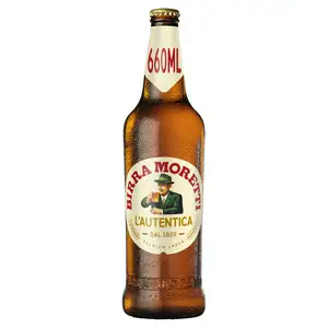 Birra Moretti Lager Beer Bottle 660ml