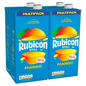 Rubicon Still Mango Fruit Juice Drink 4x1L