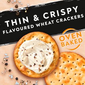 Jacob's Savours Salt & Black Pepper Crackers 200g - gallery image 2