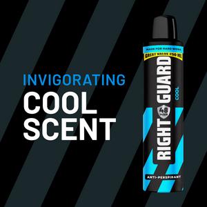 Right Guard Men 48h Antiperspirant Deodorant Cool 250ml - gallery image 4