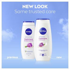 Nivea Cashmere & Cotton Seed Oil Shower Cream 250ml - gallery image 2