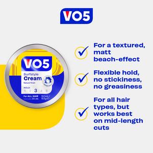 VO5 SurfStyle Natural Hold Hair Paste 150ml - gallery image 3