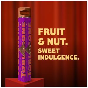 Toblerone 340g Milk Chocolate with Fruit & Almond Gifting Bar - gallery image 2