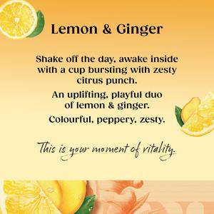 Twinings Lemon & Ginger Tea, 20 Tea Bags - gallery image 2