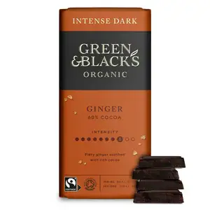 Green & Black's Organic Ginger Dark Chocolate Bar 90g