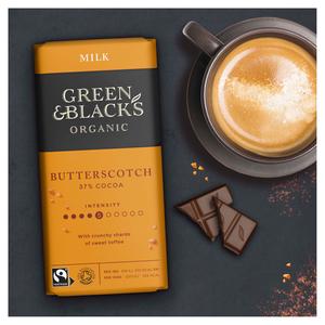 Green & Black's Organic Butterscotch Milk Chocolate Bar 90g - gallery image 2