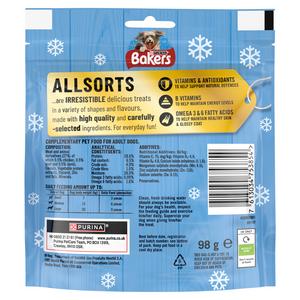 Bakers Allsorts Chicken, Beef and Lamb Dog Treats 98g - gallery image 2