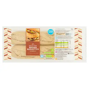 Sainsbury's Bake at Home Brown Baguettes x2