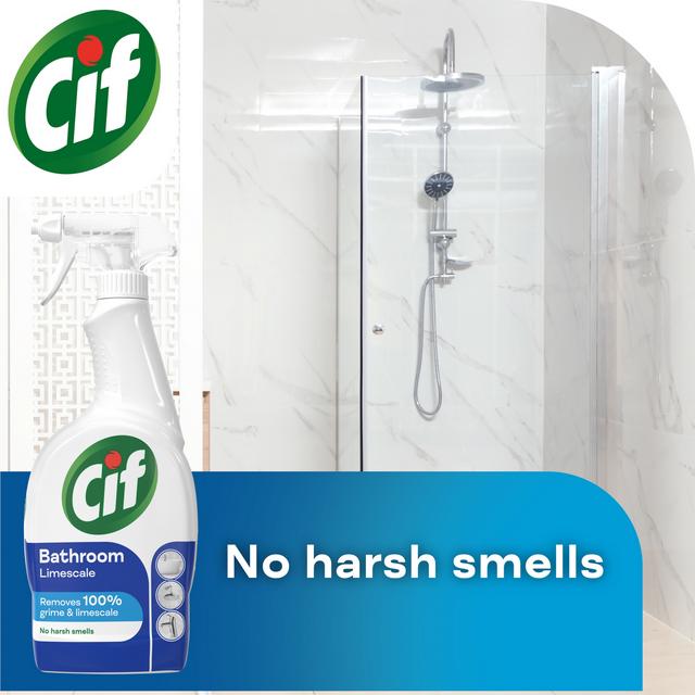 Cif Power & Shine Bathroom Cleaner Spray 700Ml - Groceries