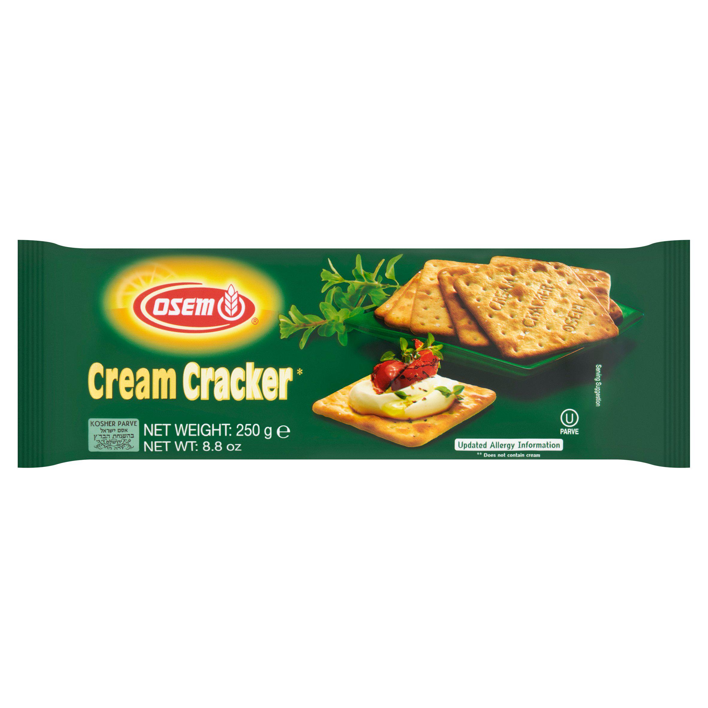 Osem Cream Cracker Wheat Crackers 250g