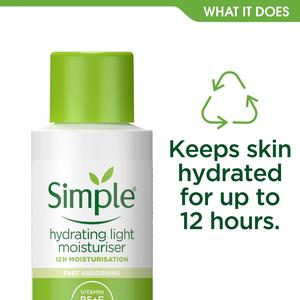 Simple Kind to Skin Hydrating Light Moisturiser Travel Size 50ml - gallery image 4