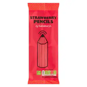 Sainsbury's Strawberry Pencils Sweets 70g