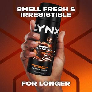 Lynx 150ml Dark Temptation 48h Deodorant Aerosol Body Spray for Men - gallery image 2