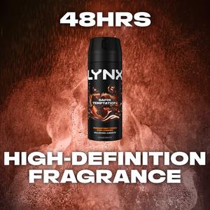 Lynx 150ml Dark Temptation 48h Deodorant Aerosol Body Spray for Men - gallery image 4