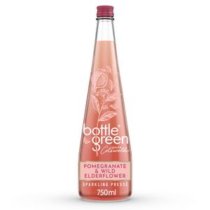 Bottlegreen 750ml Pomegranate & Elderflower Light Sparkling Presse Drink - gallery image 2