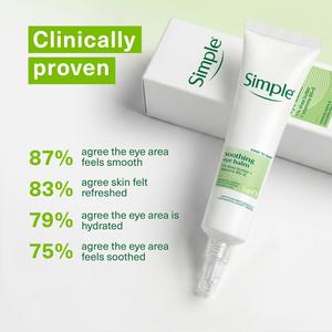 Simple Kind to Skin Soothing Tired & Puffy Eye Cream 15ml - gallery image 2