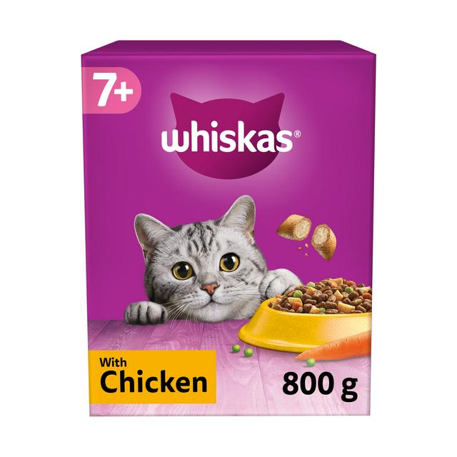 Whiskas Dry Senior 7+ Cat Food Biscuits 