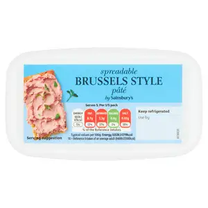 Sainsbury's Brussels Spreadable Pate 175g